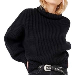 Free People Swim Too Deep Turtleneck Sweater